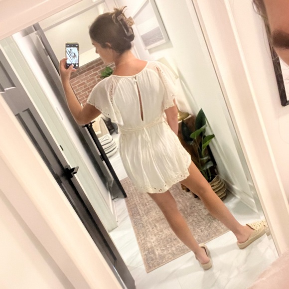 Free People white romper - Picture 4 of 4
